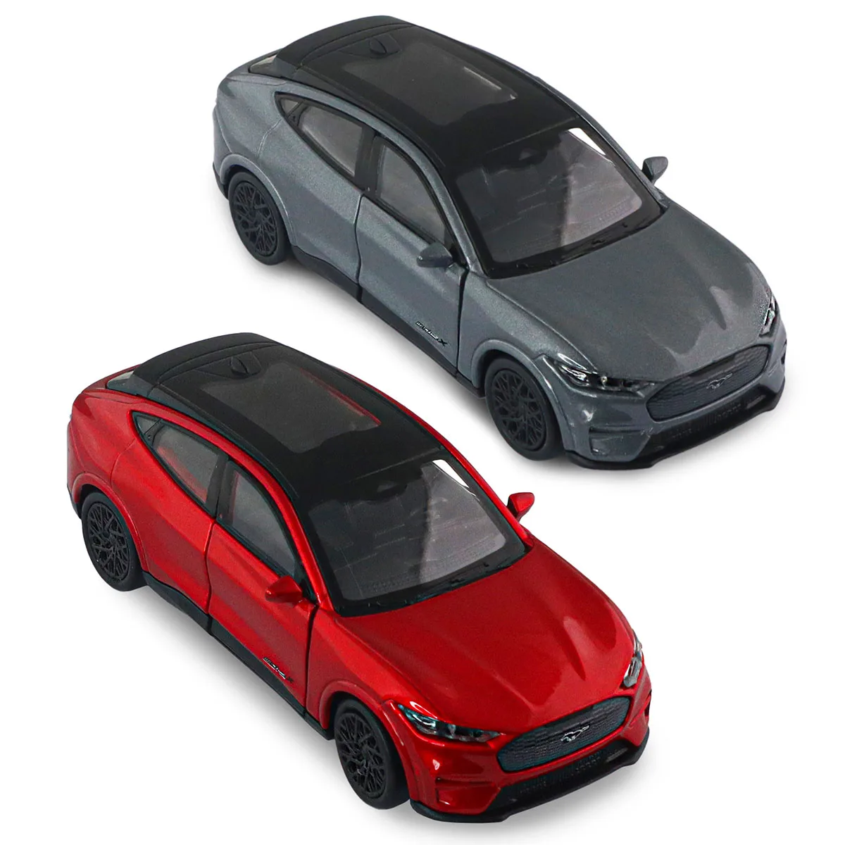 Автомодель TechnoDrive метал 1:43 червоний сріблясто-сірий