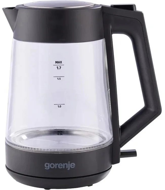 Електрочайник Gorenje Скло 1,7 л Прозорий 2200 Вт