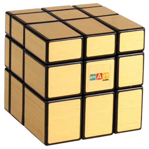 Кубик Рубіка Дзеркальний 3х3 Smart Cube пластик 5,7х5,7х5,7 см золотий