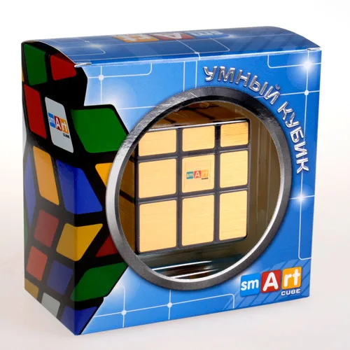 Кубик Рубіка Дзеркальний 3х3 Smart Cube пластик 5,7х5,7х5,7 см золотий