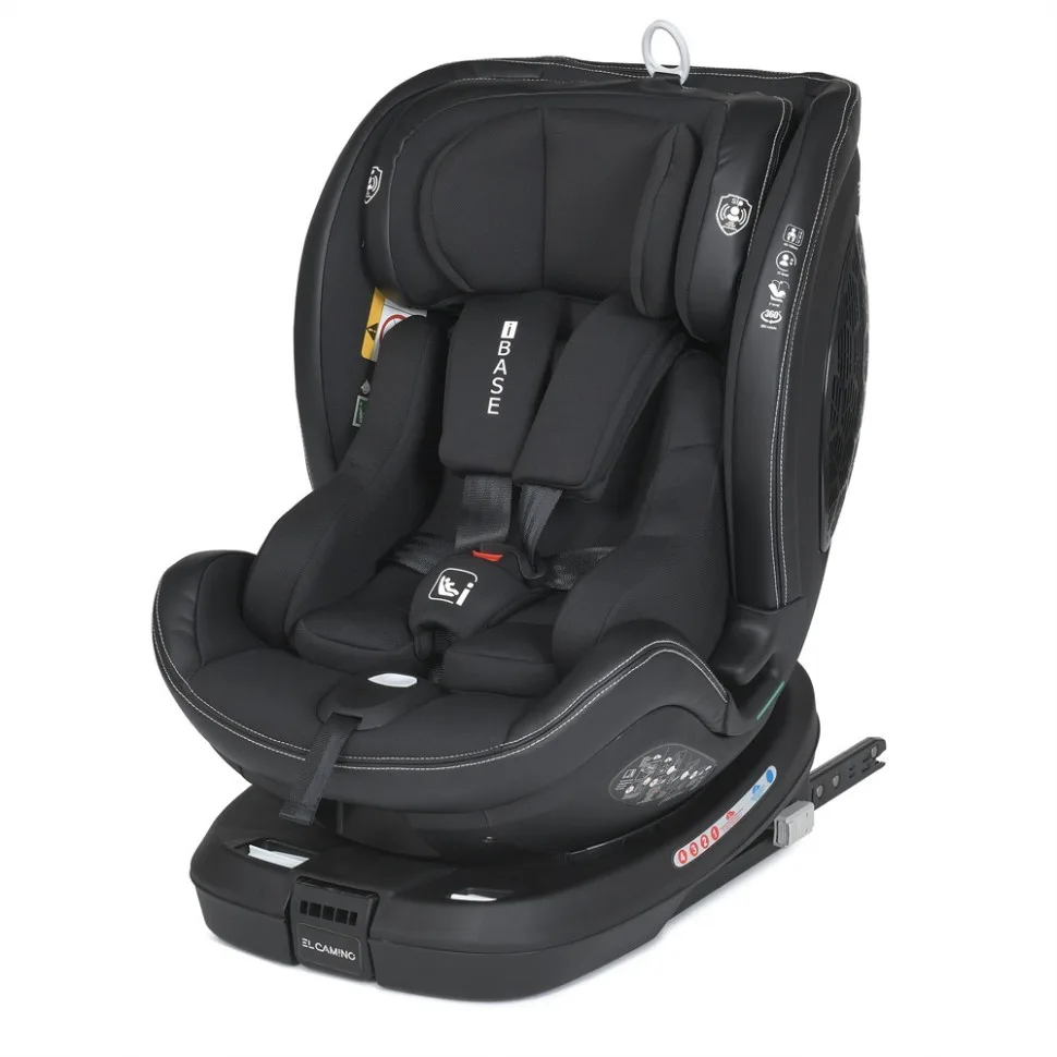 Автокрісло ME 1109 i-BASE i-SIZE R129 0+/1/2/3 11,3 кг чорне