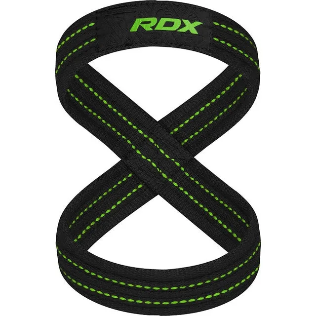 Силові ремені RDX Inc бавовняні 8 фігурні M зелений