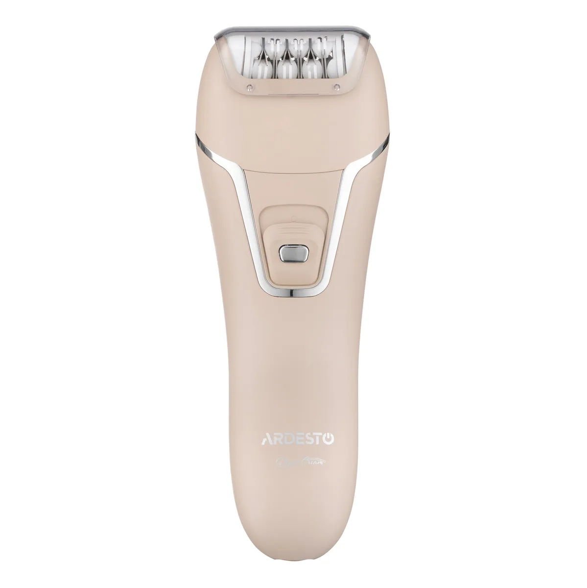 Епілятор ARDESTO 2в1 Pearl Cream LESH-Y700PERL, акумуляторний, пінцетний, з 2 насадками, для сухого епіляції, бежевого кольору.