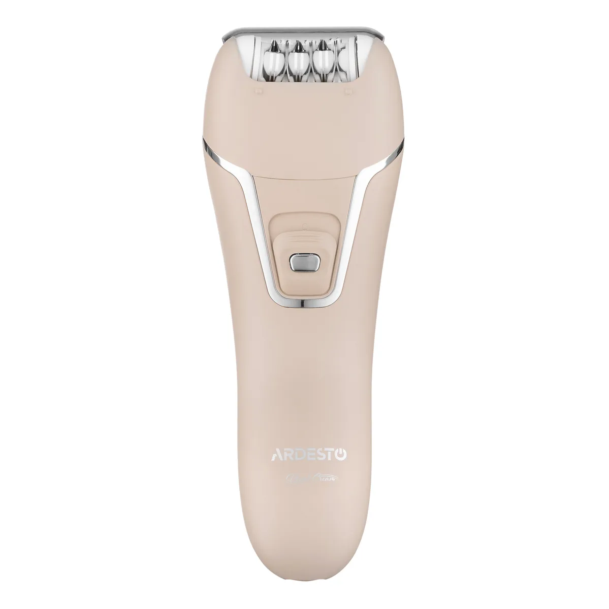Епілятор ARDESTO 2в1 Pearl Cream LESH-Y700PERL, акумуляторний, пінцетний, з 2 насадками, для сухого епіляції, бежевого кольору.