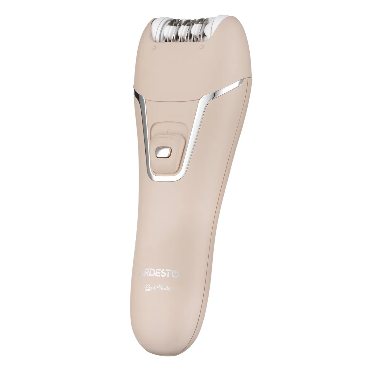 Епілятор ARDESTO 2в1 Pearl Cream LESH-Y700PERL, акумуляторний, пінцетний, з 2 насадками, для сухого епіляції, бежевого кольору.