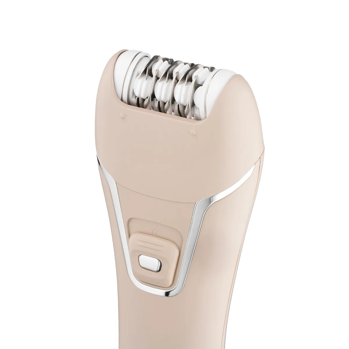 Епілятор ARDESTO 2в1 Pearl Cream LESH-Y700PERL, акумуляторний, пінцетний, з 2 насадками, для сухого епіляції, бежевого кольору.