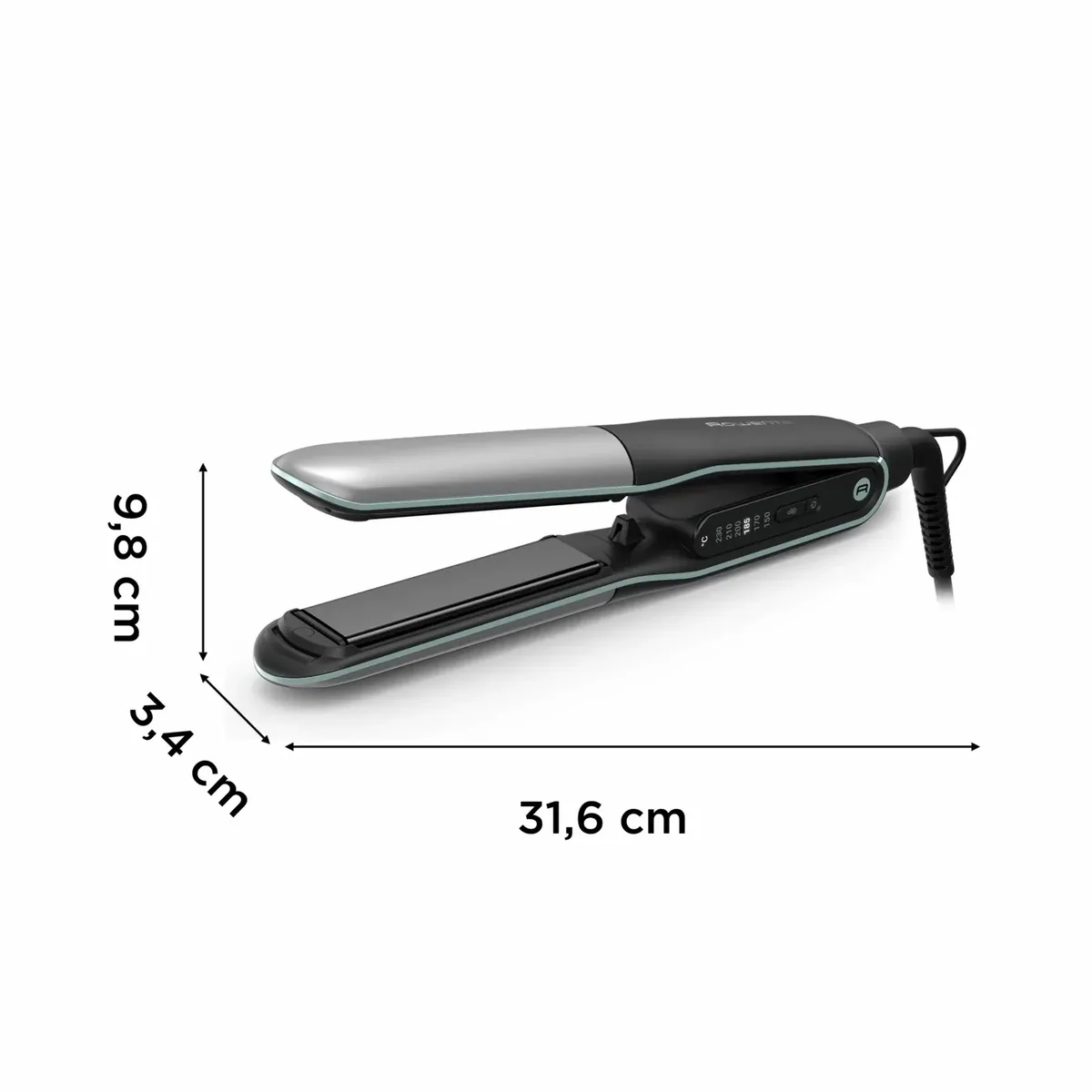 Випрямляч Rowenta Thermostyle, 5 температурних режимів, 150-230°C, з дисплеєм, іонізацією, керамічним покриттям та титановим елеме