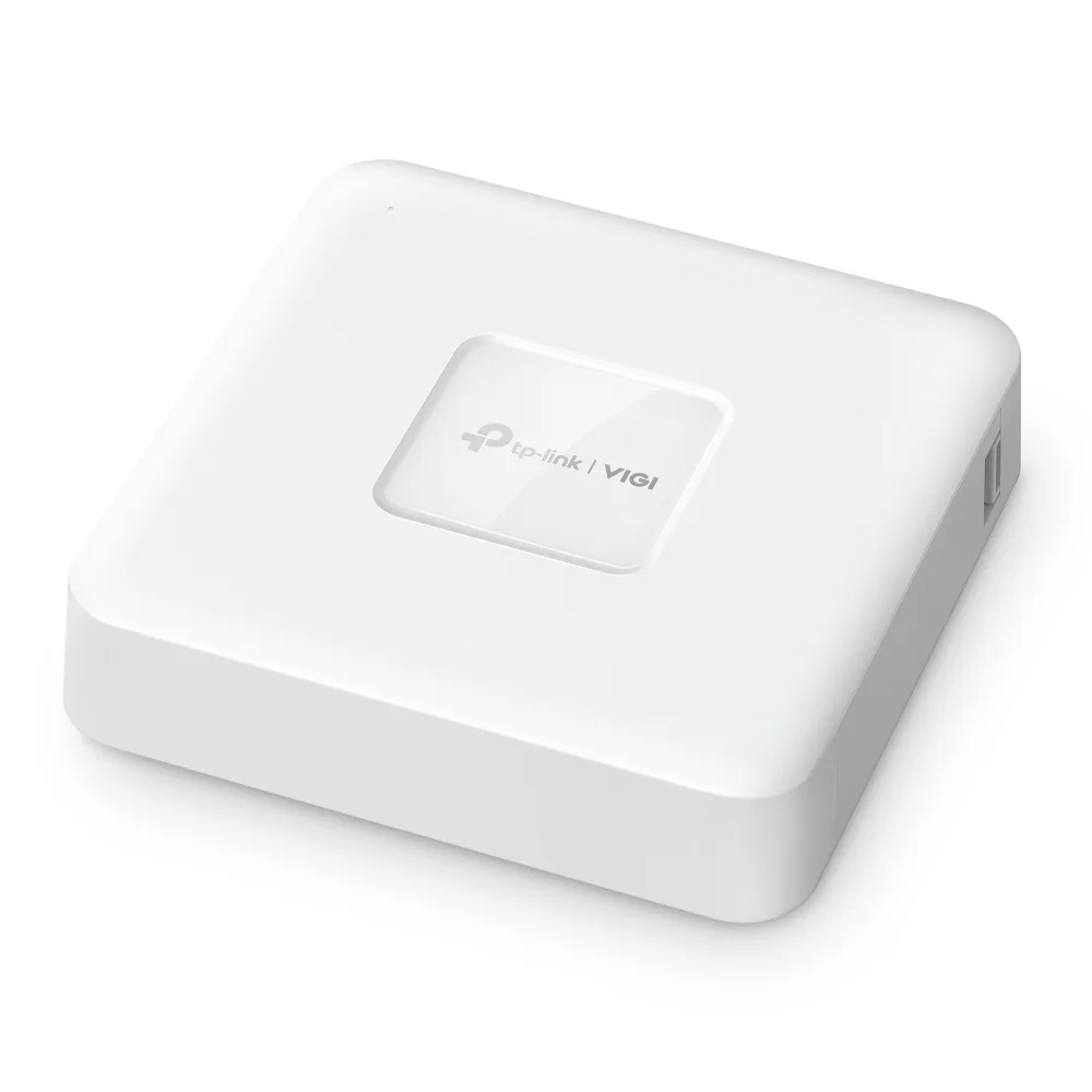 IP-Відеореєстратор TP-LINK VIGI NVR1104H-4P, 4 канали Poe, 2xUSB, H265+, 1xHDD, до 16 ТБ, білий