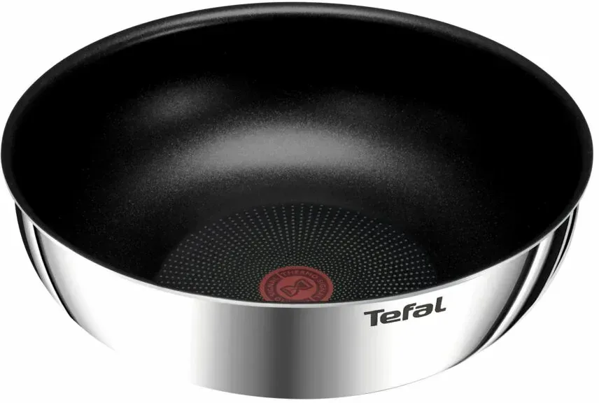 Комплект кухонного посуду Tefal Ingenio Emotion, 13 предметів, з нержавіючої сталі, скла, пластику та бакеліту, сріблястого кольор