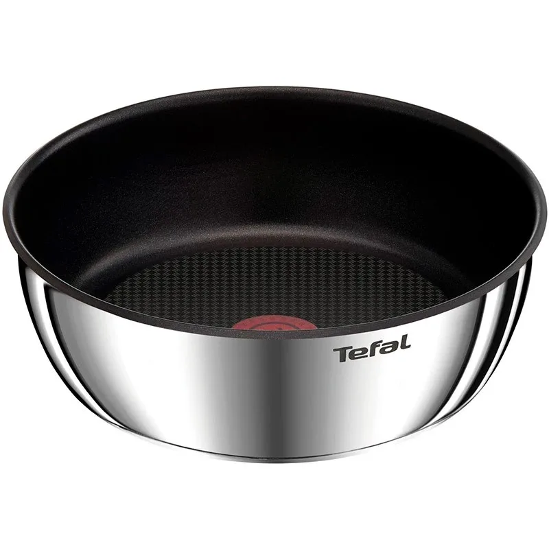 Комплект кухонного посуду Tefal Ingenio Emotion, 13 предметів, з нержавіючої сталі, скла, пластику та бакеліту, сріблястого кольор