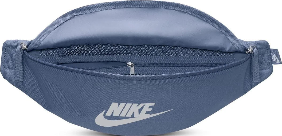 Сумка на пояс NIKE поліестер 41х10х15 см синя 3 л