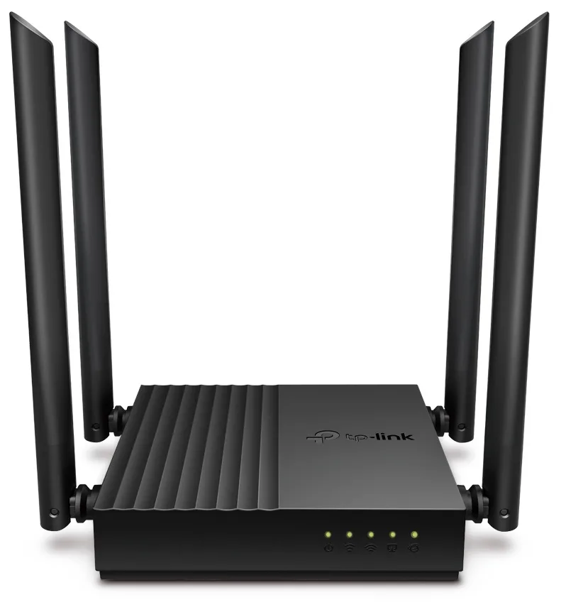 Бездротовий маршрутизатор TP-Link AC1200 4 антени 2,4 ГГц 5 ГГц чорний