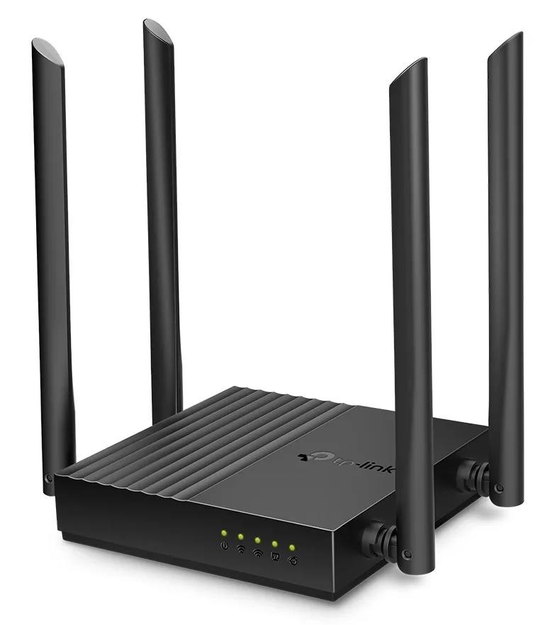 Бездротовий маршрутизатор TP-Link AC1200 4 антени 2,4 ГГц 5 ГГц чорний