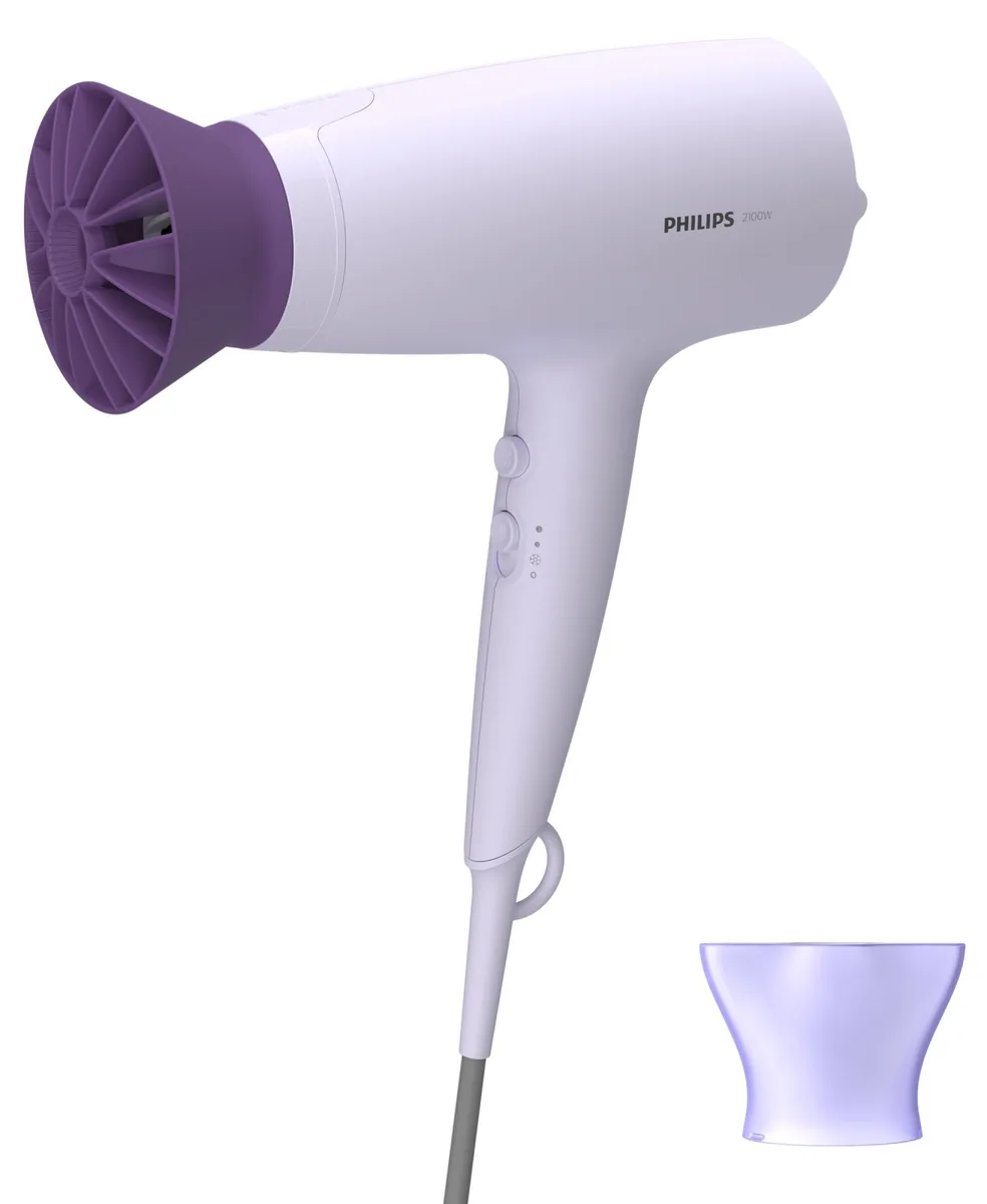 Фен Philips 2100 Вт 3 скорости 3 температуры лиловый