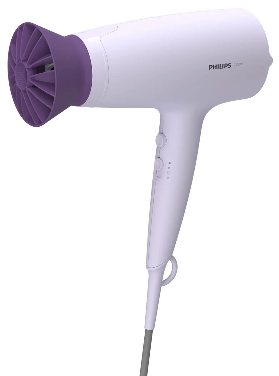 Фен Philips 2100 Вт 3 скорости 3 температуры лиловый