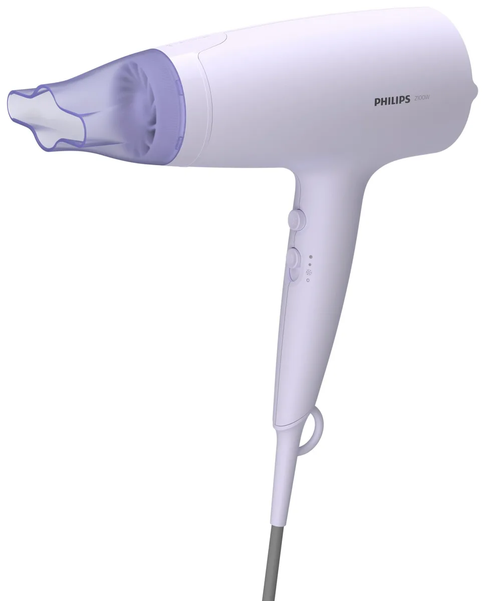 Фен Philips 2100 Вт 3 скорости 3 температуры лиловый