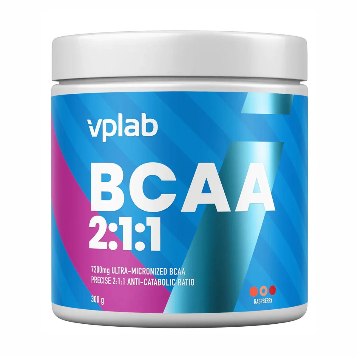BCAA VPLab порошок 300 г 2-1-1 малина веганский