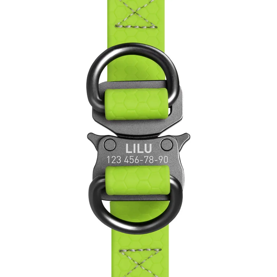 Шлея WAUDOG Waterproof 25 мм Collartex L 60-90 см салатова