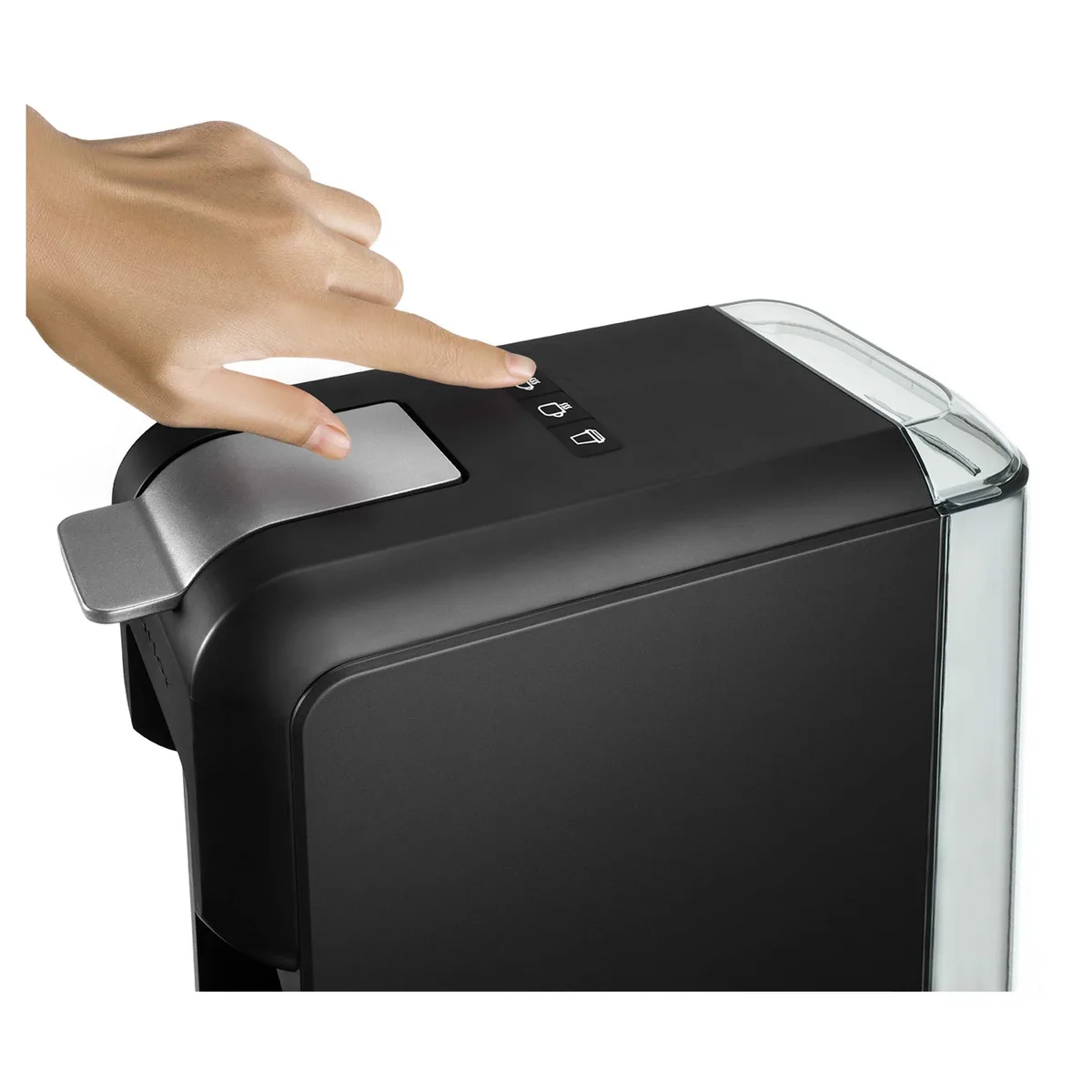 Кофеварка Catler капсульная 0.8л черная для молотого кофе и капсул Nespresso Dolce Gusto