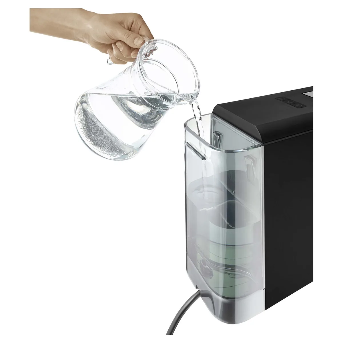 Кофеварка Catler капсульная 0.8л черная для молотого кофе и капсул Nespresso Dolce Gusto