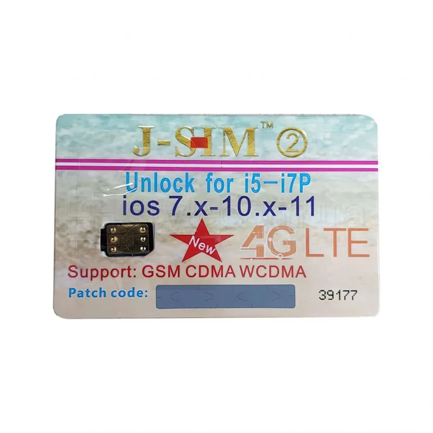 J-Sim для активації розблокування iPhone High Quality пластик 8 9 10.3.2 10.3.x