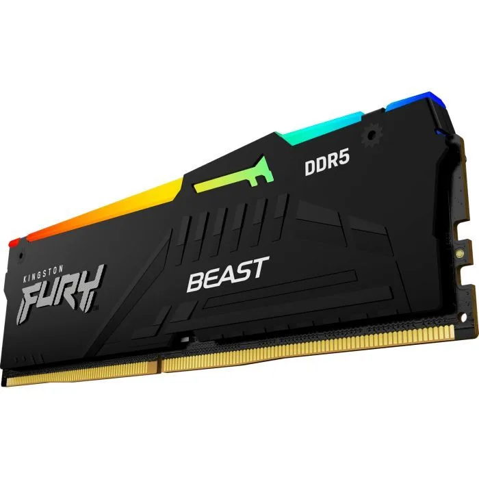 Пам'ять ПК Kingston DDR5 16GB 6800 FURY Beast RGB EXPO