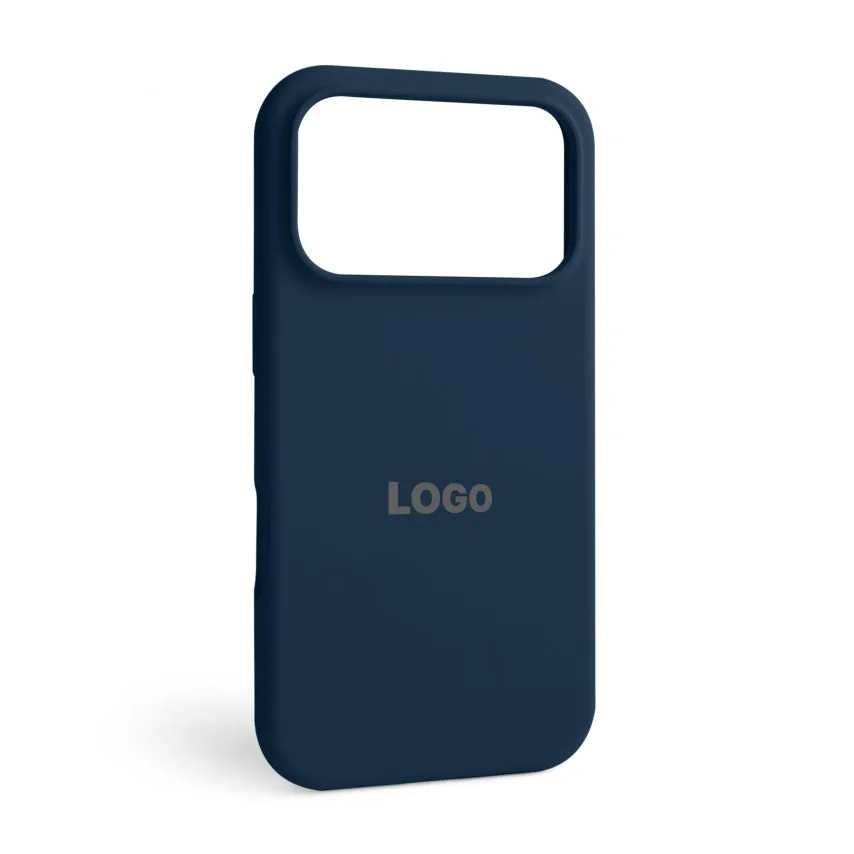 Чохол Silicone Case для Apple iPhone 17 Pro силіконовий синій