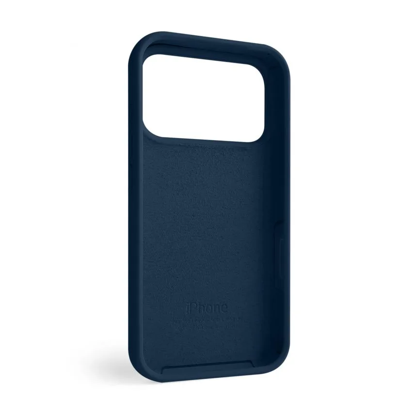 Чохол Silicone Case для Apple iPhone 17 Pro силіконовий синій