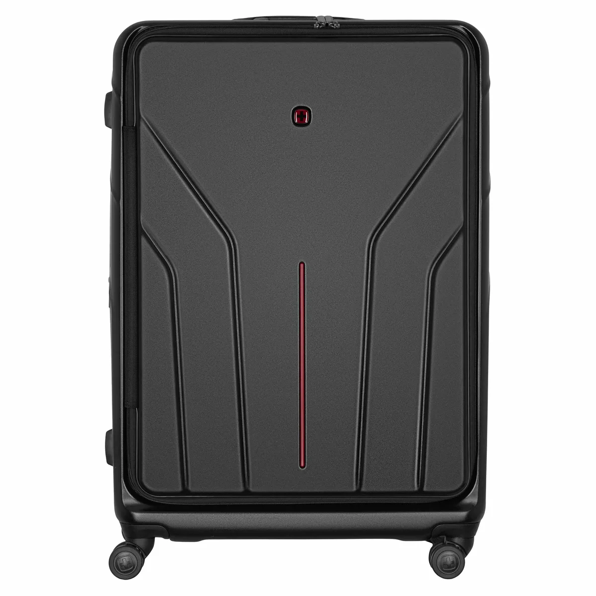 Валіза Wenger Amplix Hardside Large, велика, полікарбонат, TSA, 4 колеса, розширення, чорний