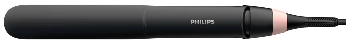 Випрямляч волосся Philips керамічний 100х28 мм чорний рожевий 55 Вт 6 температур