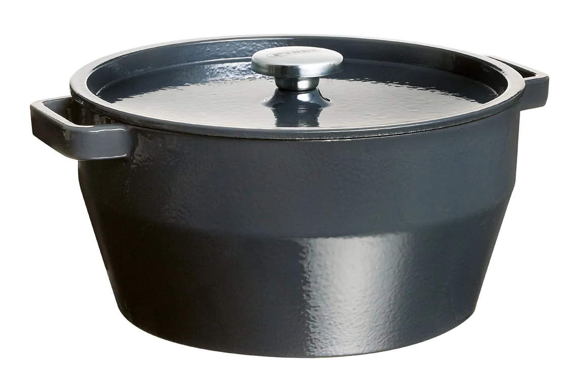Каструля PYREX чавунна 28 см сірий 6,3 л