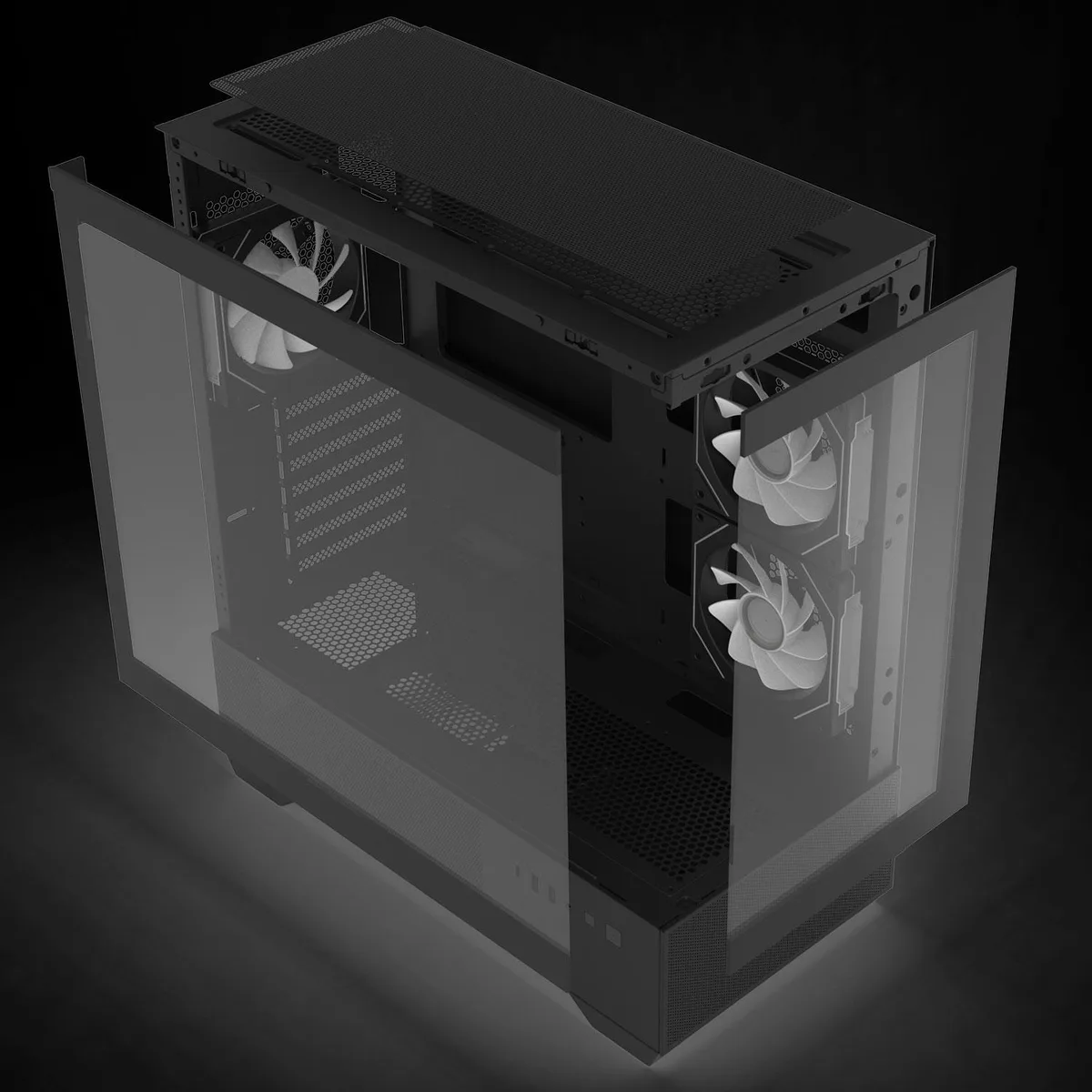 Корпус Zalman Chronix V2 без БЖ, 1xUSB3.0, 1xUSB2.0, 1x Type C, 2x120мм ARGB Reverse,  4x120мм ARGB, VGA 410мм, LCS ready, TG Side/Front Panel, ATX, чорний