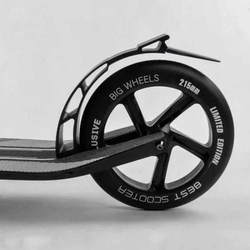 Алюмінієвий самокат Best Scooter з PU колесами 230мм та 215мм для дітей та дорослих.