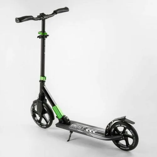 Алюмінієвий самокат Best Scooter з PU колесами 230мм та 215мм для дітей та дорослих.