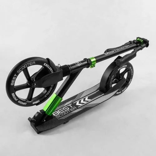 Алюмінієвий самокат Best Scooter з PU колесами 230мм та 215мм для дітей та дорослих.
