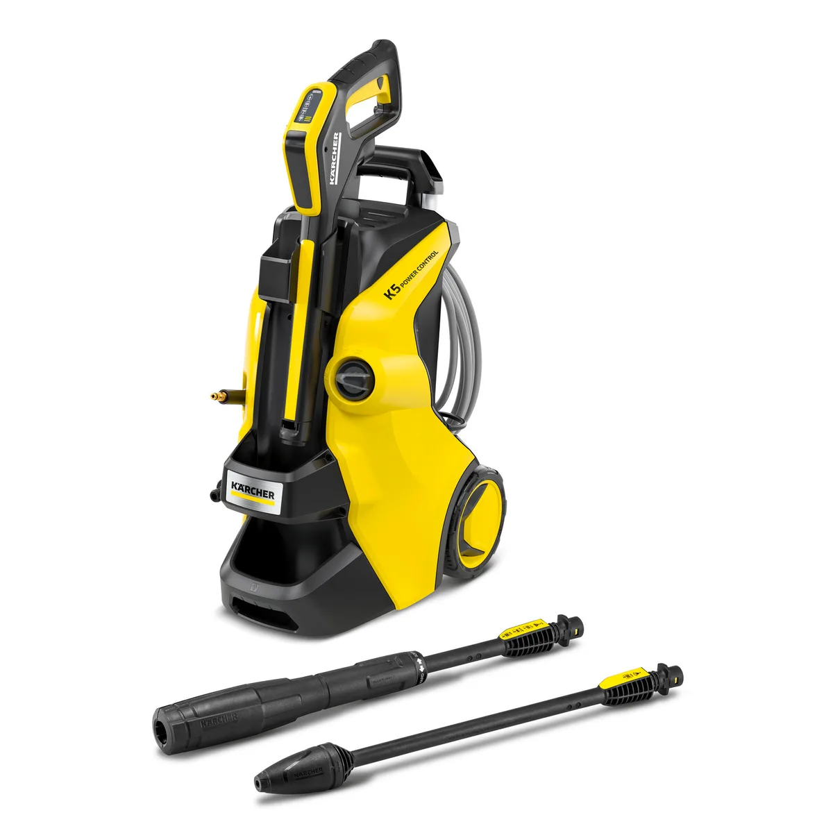 Високонапірна мийка Karcher K 5 Power Control Flex 2100Вт, 20-145бар, 500л/год, шланг 10м, вага 12.2кг.