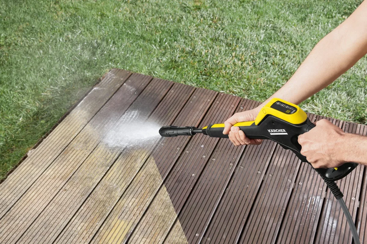 Високонапірна мийка Karcher K 5 Power Control Flex 2100Вт, 20-145бар, 500л/год, шланг 10м, вага 12.2кг.