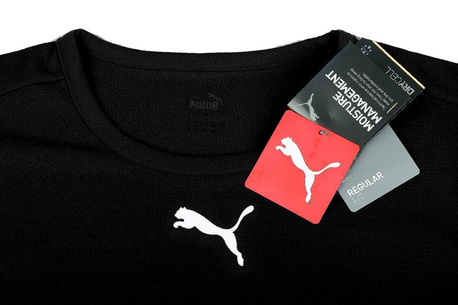 Футболка Puma 100% поліестер 152 см чорна для дітей