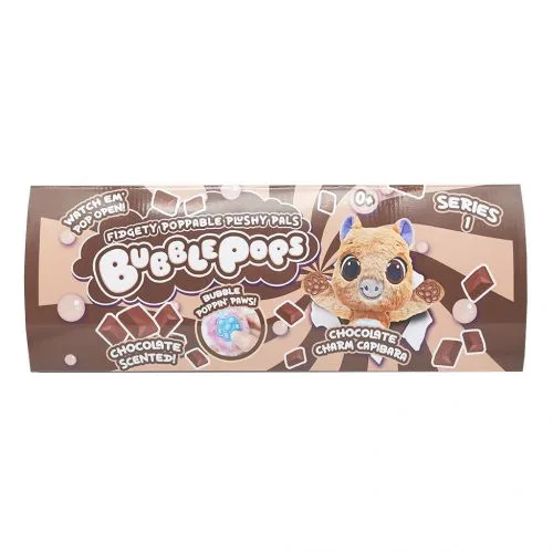 М'яка іграшка Bubble Pops шоколадна капібара 34 см гіпоалергенна з ароматом