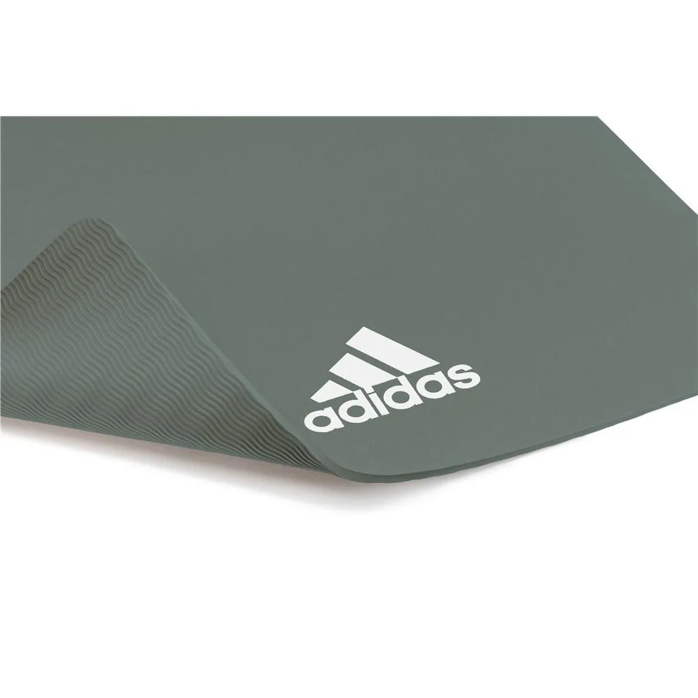 Килимок для йоги Adidas Полівініл хлорид 176х61х0,8 см Темно-зелений