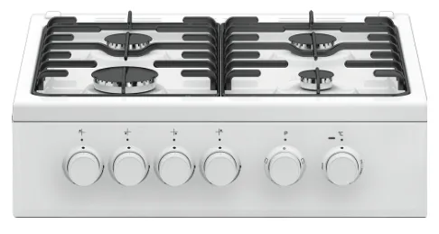 Комбинированная плита Beko Нержавеющая сталь 50х85х60 см Белая