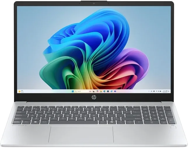 Ноутбук HP OmniBook 3 15-fn0000ua 15.6" FHD IPS AG, AMD AI 7 350, 32GB, F1TB, UMA, Win11, сріблястий