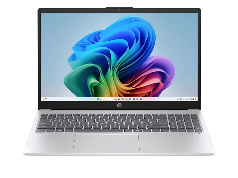 Ноутбук HP OmniBook 3 15-fn0000ua 15.6" FHD IPS AG, AMD AI 7 350, 32GB, F1TB, UMA, Win11, сріблястий