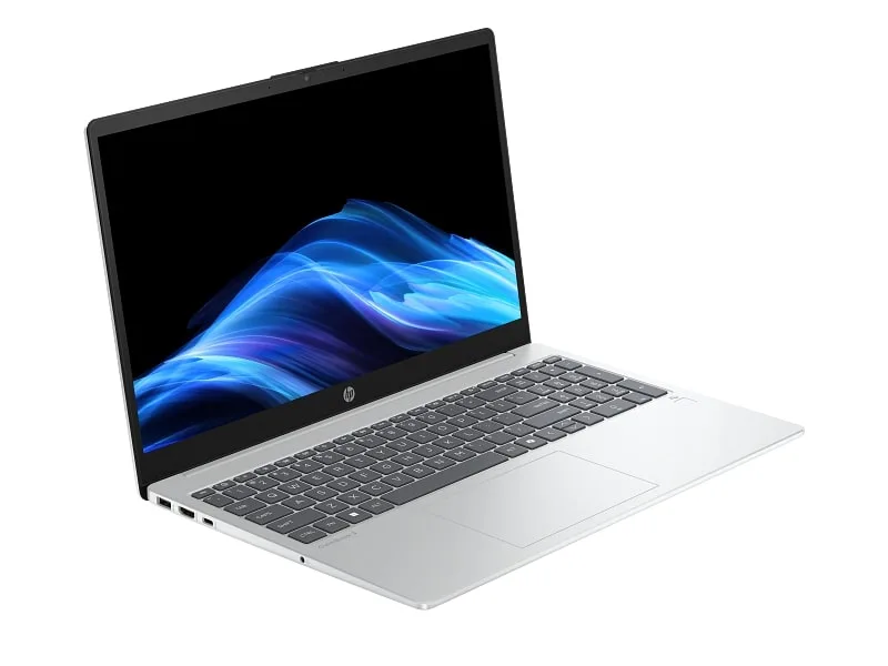 Ноутбук HP OmniBook 3 15-fn0000ua 15.6" FHD IPS AG, AMD AI 7 350, 32GB, F1TB, UMA, Win11, сріблястий
