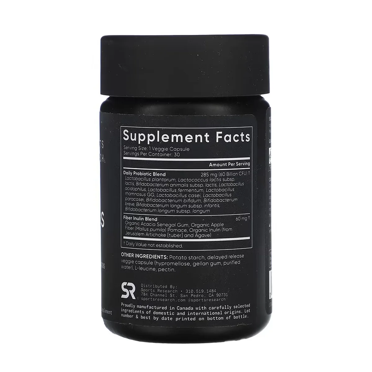 Daily Probiotics Sport Research веганские капсулы 30 шт 60 миллиардов CFU