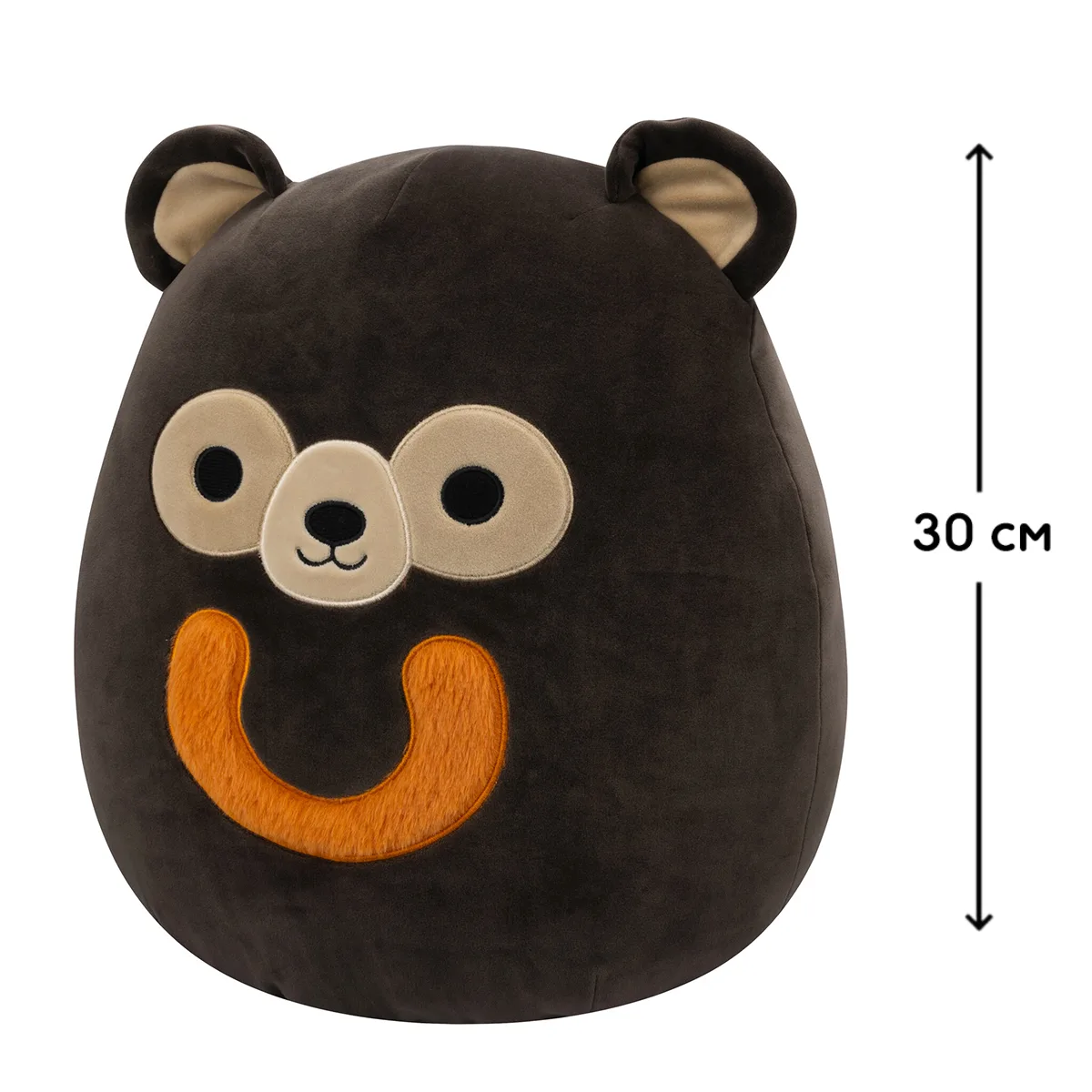 М'яка іграшка Squishmallows поліестер 30 см бурий ведмідь