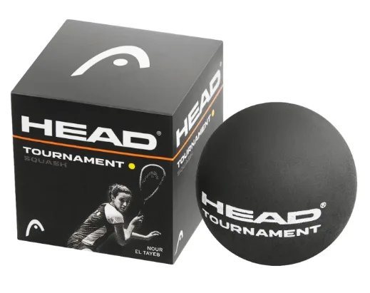 М'яч для сквошу Head гума дорослий чорний жовтий