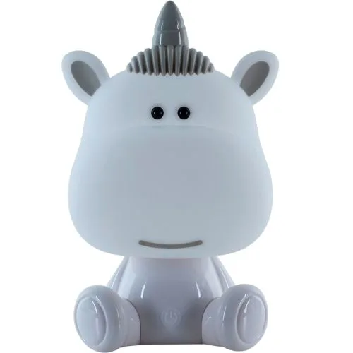 Світильник-нічник LED Unicorn з акумулятором білий для дитячої спальної нічна лампа RGB