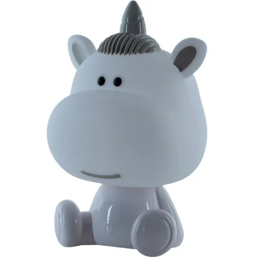 Світильник-нічник LED Unicorn з акумулятором білий для дитячої спальної нічна лампа RGB