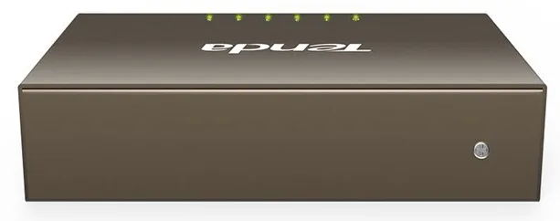 Комутатор TENDA TEG1005D 5xGE, Desktop метал, Некерований
